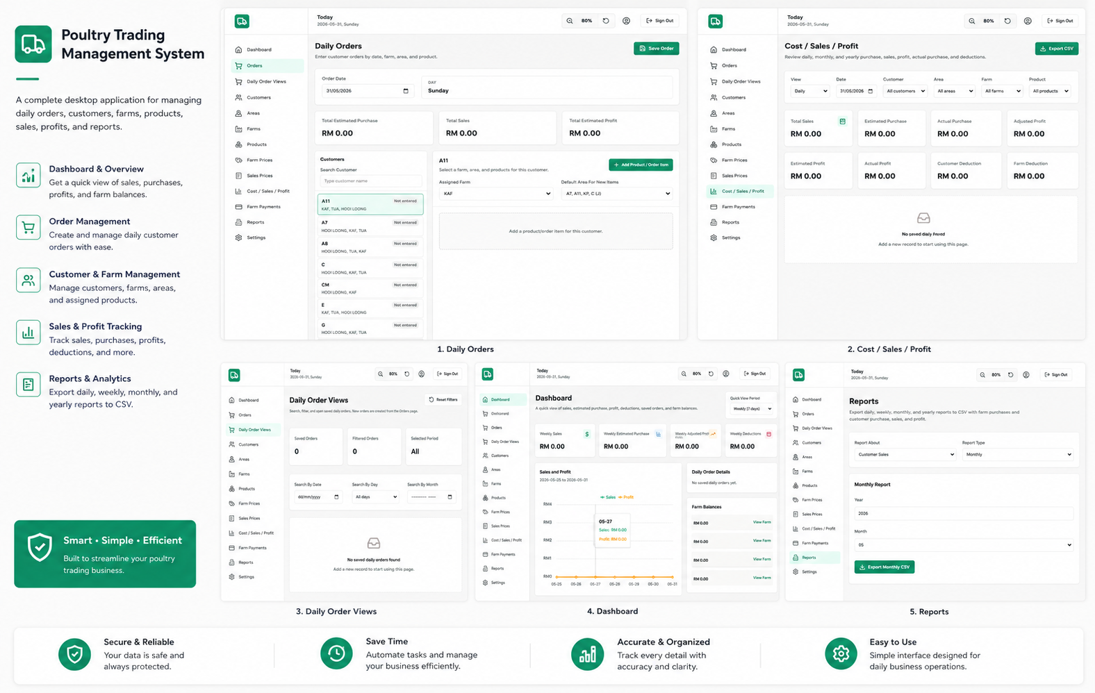 Order System desktop application placeholder